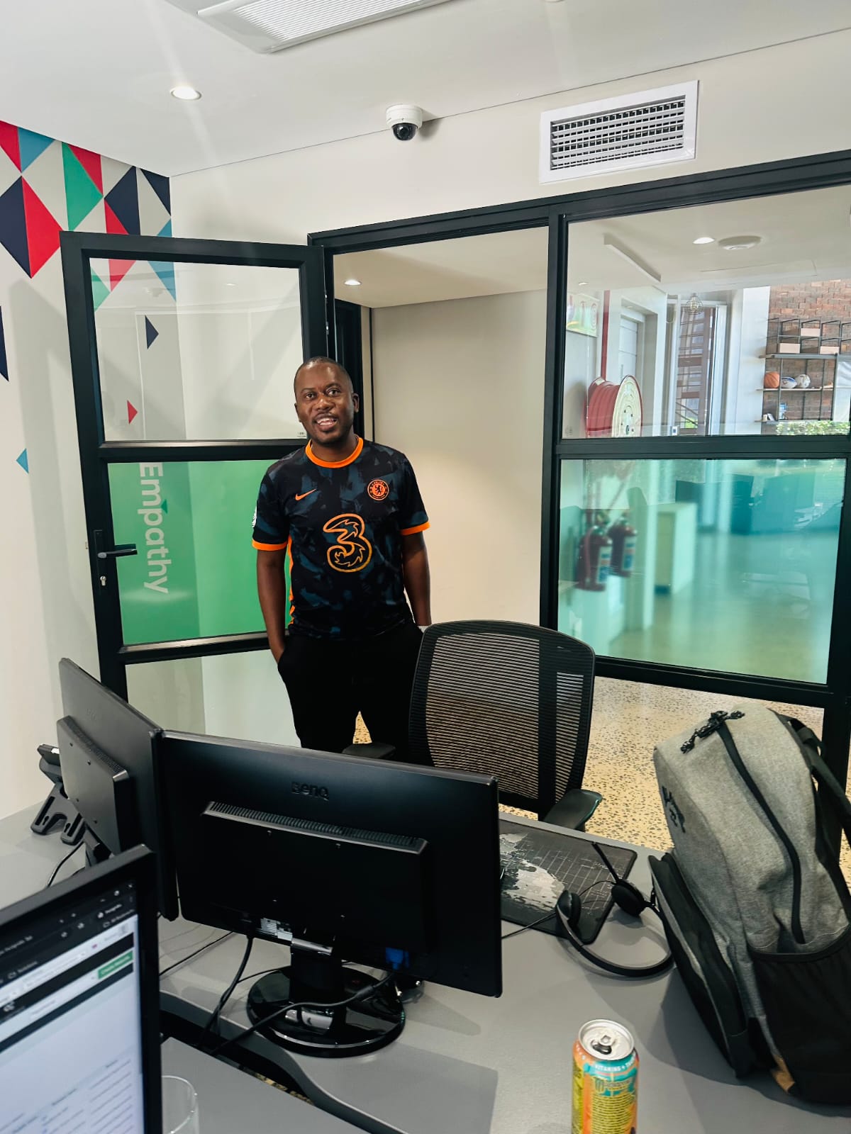 Phillip in office environment