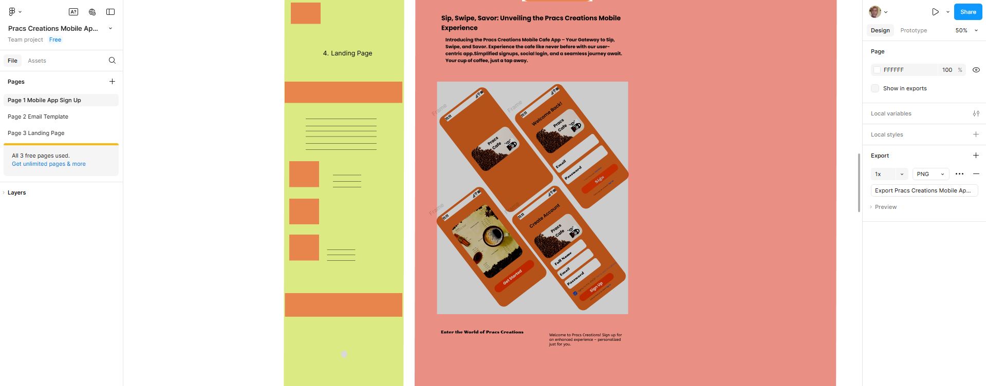 Mobile Experience Concept