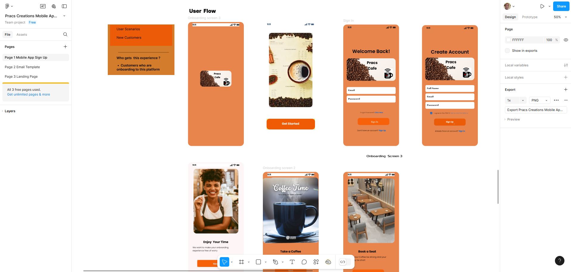 User Flow & Onboarding